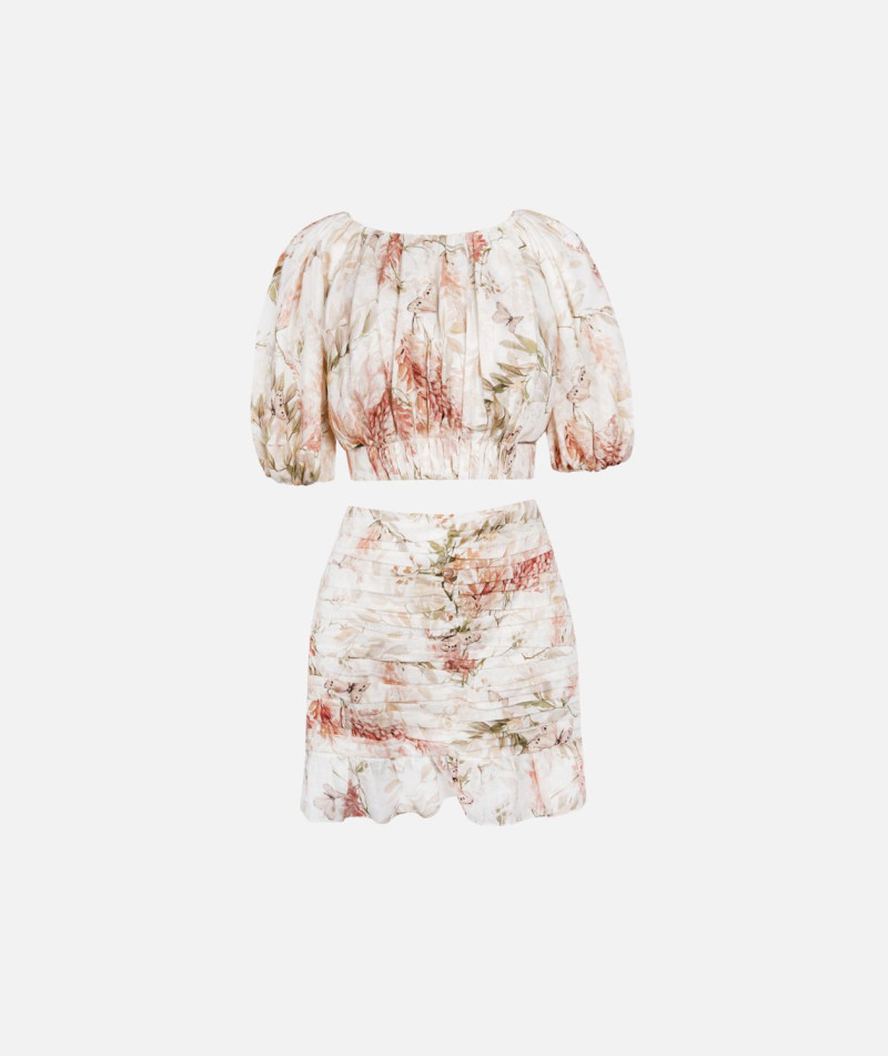 Костюм мини бежевый «ZIMMERMANN»