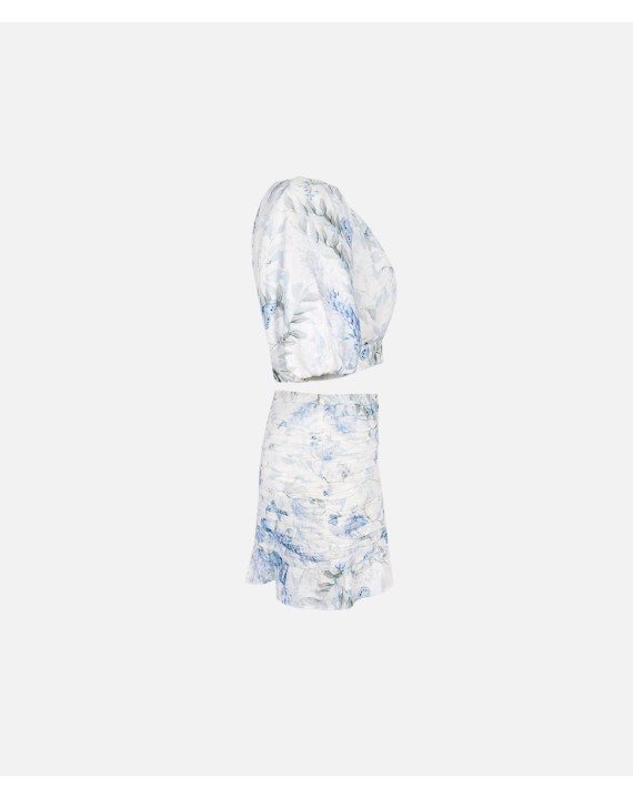 Костюм мини голубой «ZIMMERMANN»