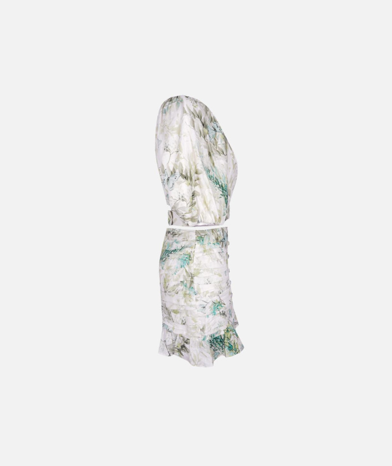 Костюм мини зелёный «ZIMMERMANN»