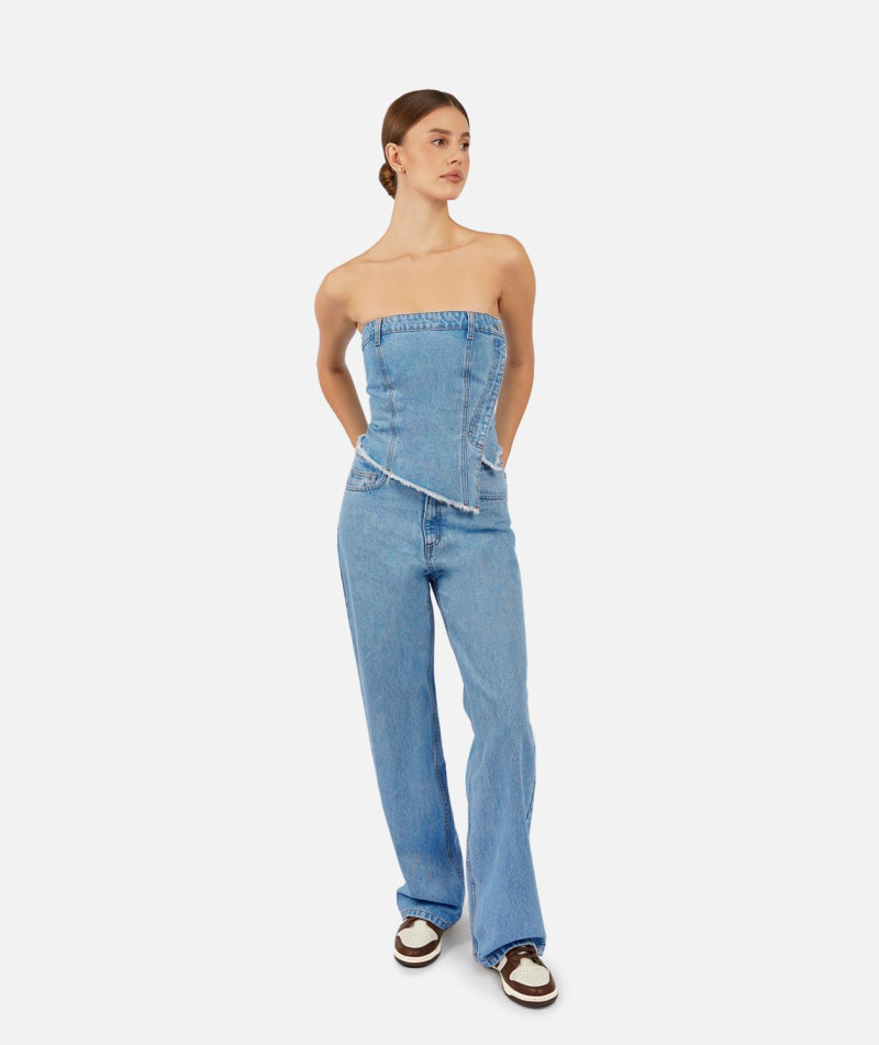 Топ Denim голубой